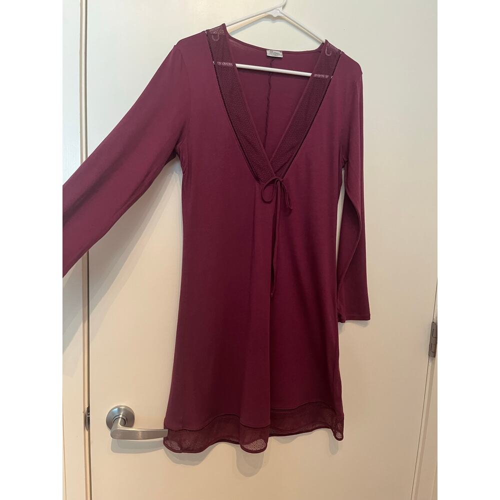 Miss Studio by La Perla mauve bathrobe (Medium)